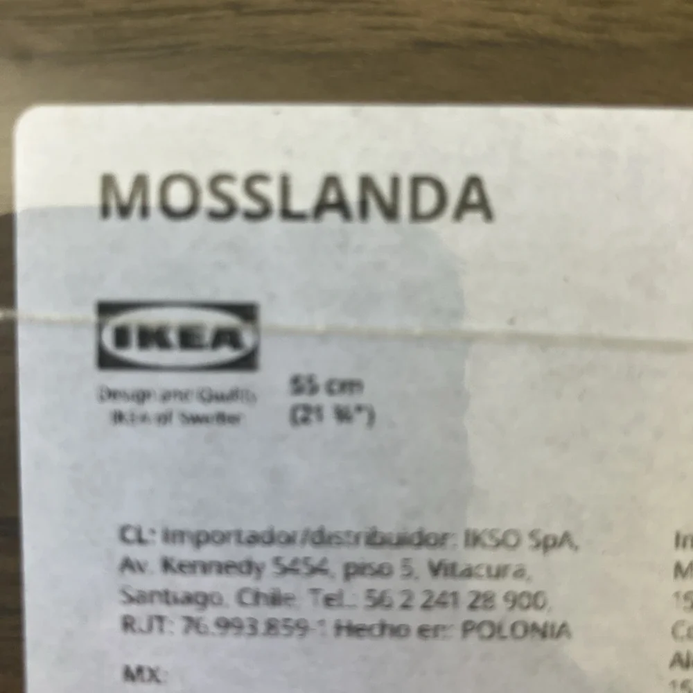 IKEA MOSSLANDA Picture Ledge Walnut Effect Floating Shelf 55cm 21 3/4